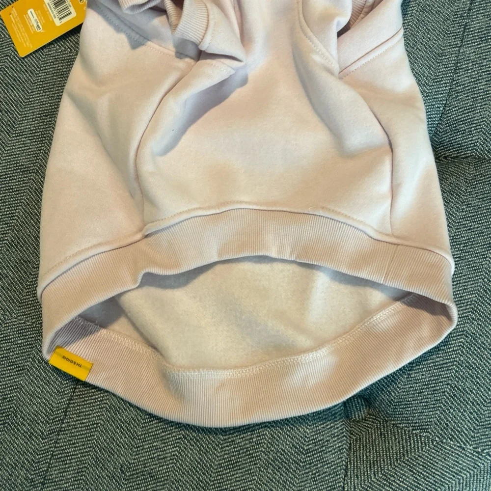 Rainbow Brite Pink Dog Hooded Sweatshirt Pet Hoodie Size Large- NWT